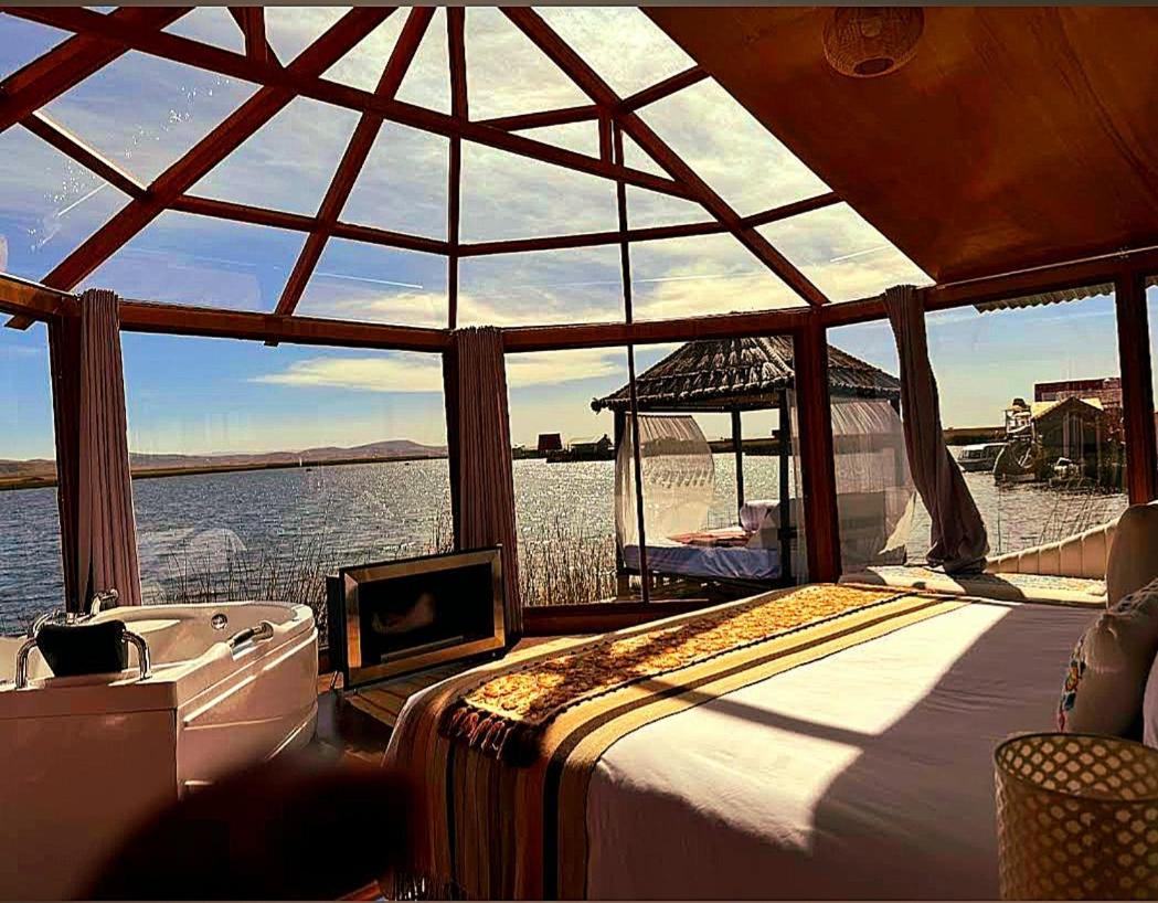 Uros Kay Pacha Lodge Пуно Екстер'єр фото