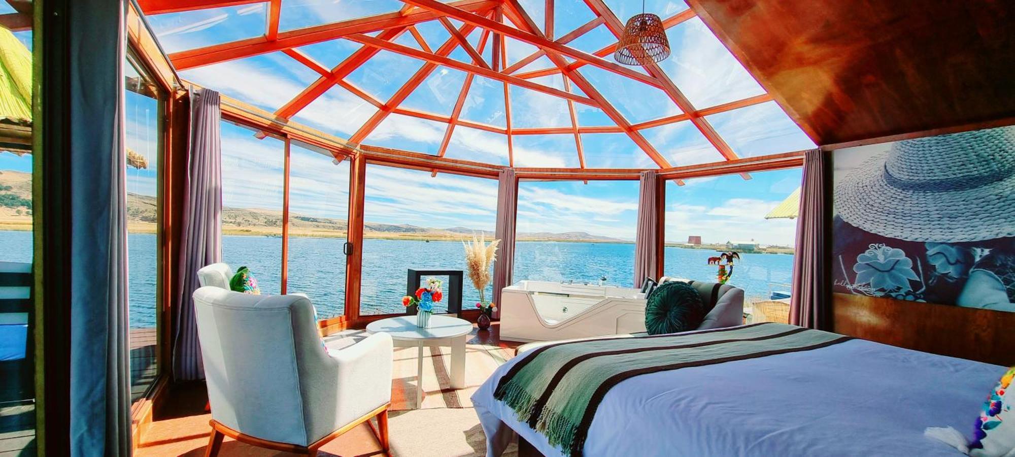 Uros Kay Pacha Lodge Пуно Номер фото