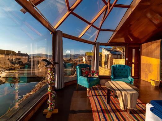 Uros Kay Pacha Lodge Пуно Номер фото